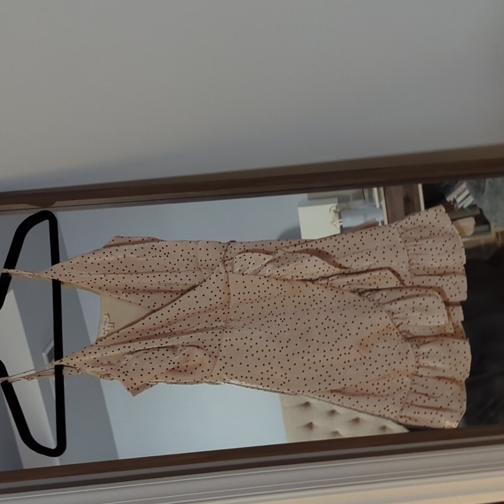 Wrap front dress